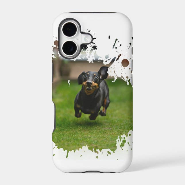 Cool Dog Artwork Iphone Case (Back)