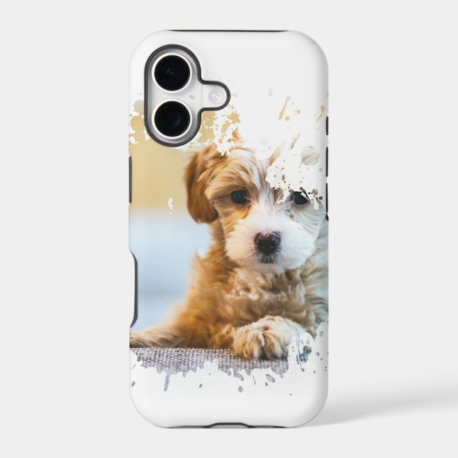 Cool Dog Artwork Iphone Case (Back)