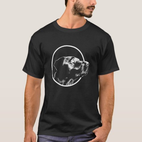 Cool Dog Black cute Labrador Retriever Animal T_Shirt