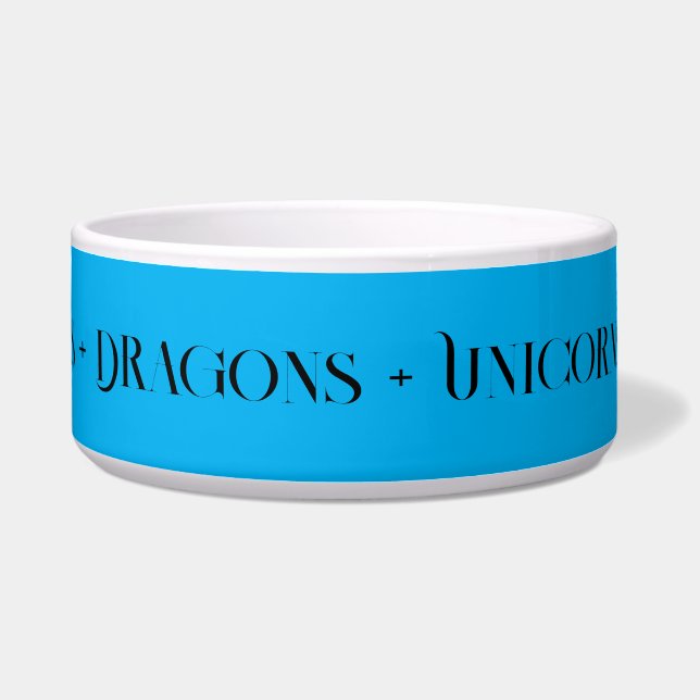 Cool Dog Collars Bowl (Front)