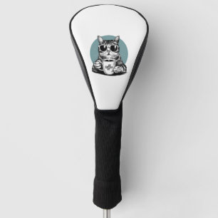 COOL DOG COLORFUL RAINBOW GOLF HEAD COVER