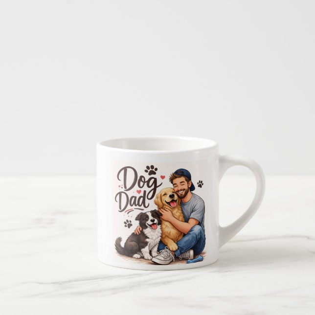 Cool Dog Dad Coffee Mug – Funny Gift for Dog Lover (Right)