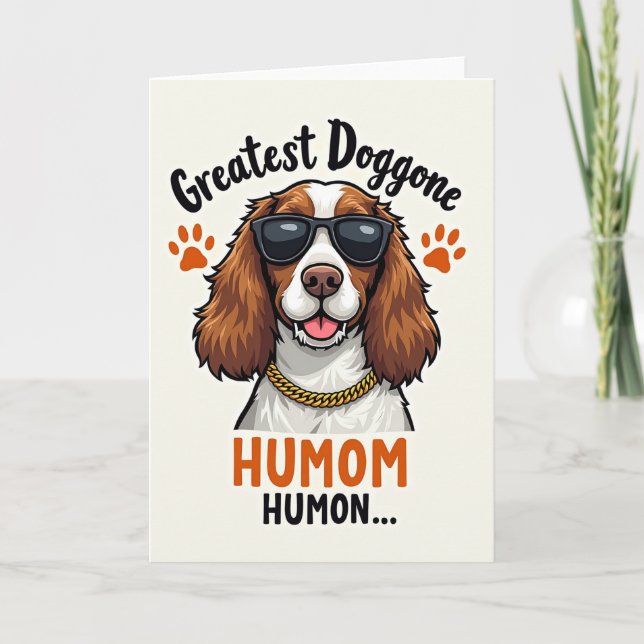 Cool Dog Greatest Humom Card (Front)