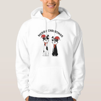 Cool Dog Merry Christmas Hoodie