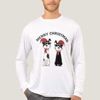 Cool Dog Merry Christmas Tri-Blend Shirt