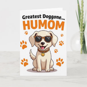 Cool Dog Mom Message Card