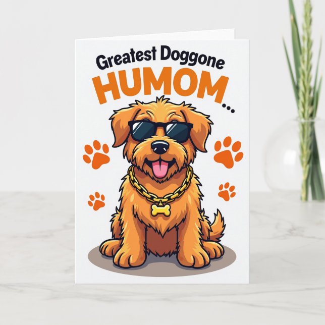 Cool Dog Mothers Day Card (Front)