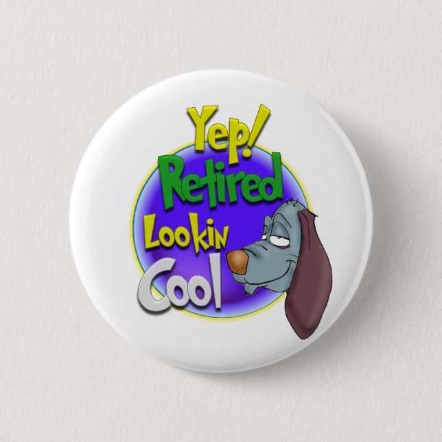 Cool Dog News.:-) Button (Front)