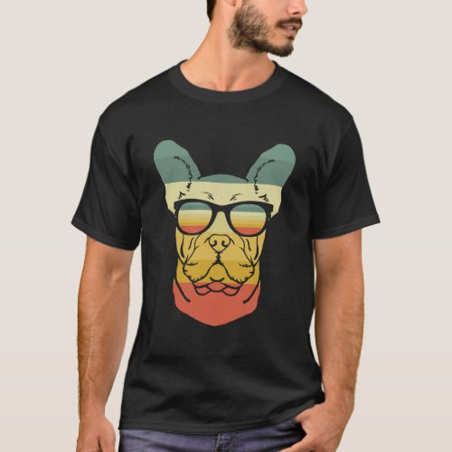 Cool Dog Retro Vintage Frenchies Lover Gifts Frenc T_Shirt