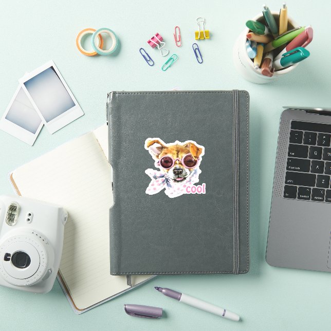 Cool dog sticker (iPad Cover)