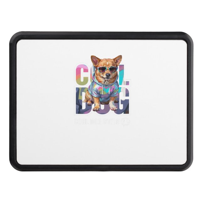 Cool Dog Style Hitch Cover (Front)