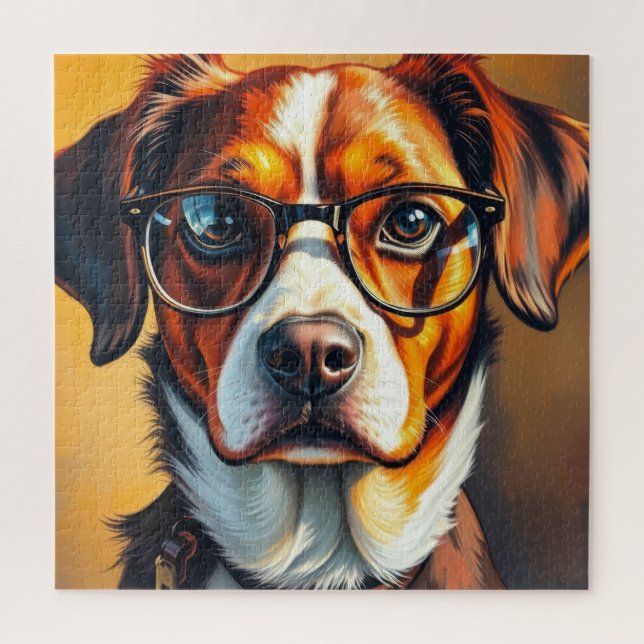 Cool Dog with Sunglasses Jigsaw Puzzle (Vertical)