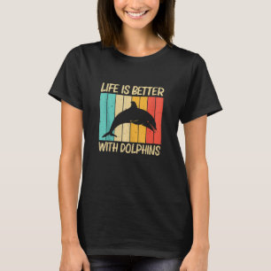 Cool Dolphin For Men Women Dolphins Beluga Whale S T-Shirt