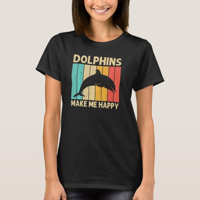 Cool Dolphin For Men Women Dolphins Beluga Whale S T-Shirt (Front)