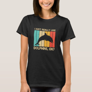 Cool Dolphin For Men Women Dolphins Beluga Whale S T-Shirt