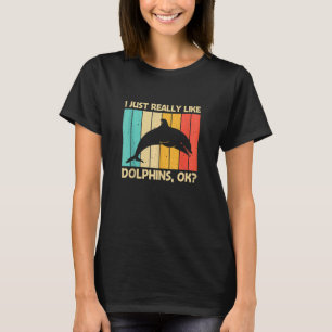 Cool Dolphin For Men Women Dolphins Beluga Whale S T-Shirt