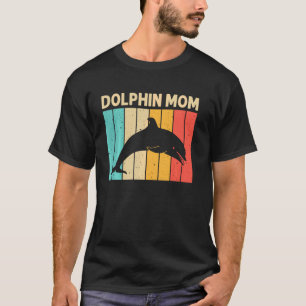 Cool Dolphin For Mom Mother Dolphins Beluga Whale  T-Shirt