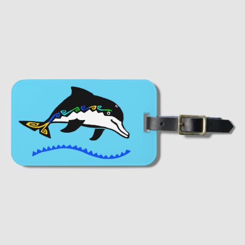 Cool DOLPHIN _ Ocean _ Wildlife _ Nature _ Luggage Tag