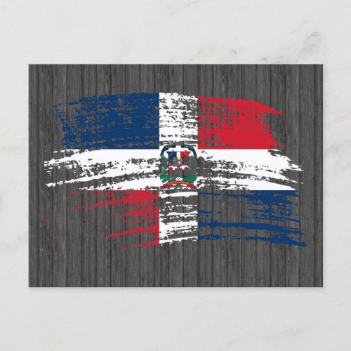 Cool Dominican flag design Postcard
