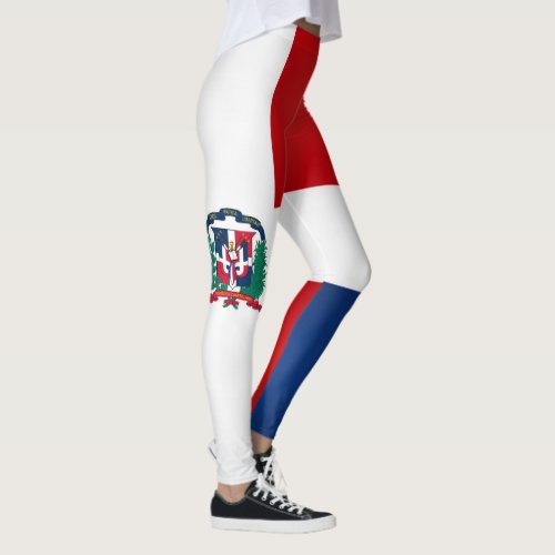 Cool Dominican Republic Flag Fashion Leggings