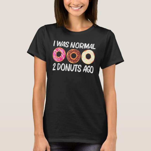 Cool Donut Art For Men Women Sugar Glazed Chocolat T-Shirt (Front)