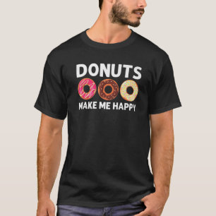 Cool Donut Art For Men Women Sugar Glazed Chocolat T-Shirt
