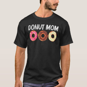 Cool Donut Art For Mom Mama Sugar Glazed Chocolate T-Shirt