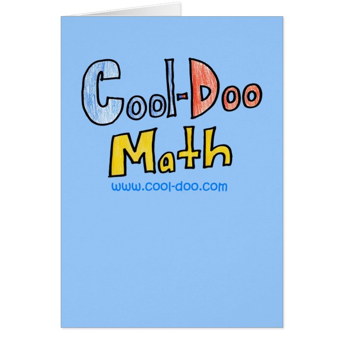 Cool Doo Math Cards