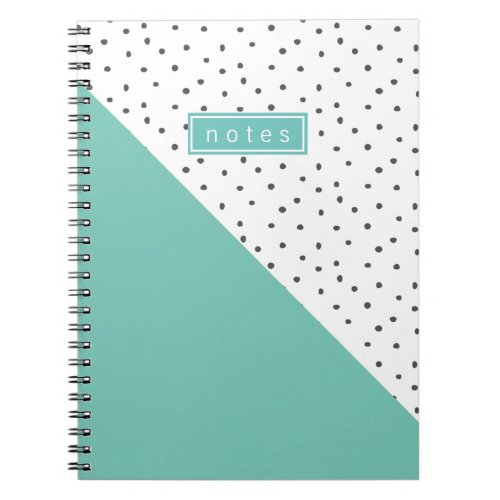 Cool Doodle Color Block Retro 90s Pattern Notebook