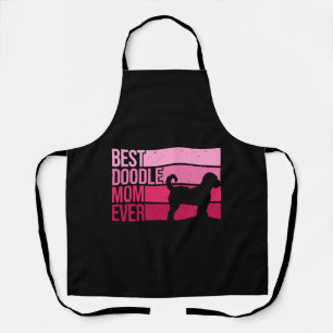 Cool Doodle Mom Art Women Girl Aussiedoodle Golden Apron
