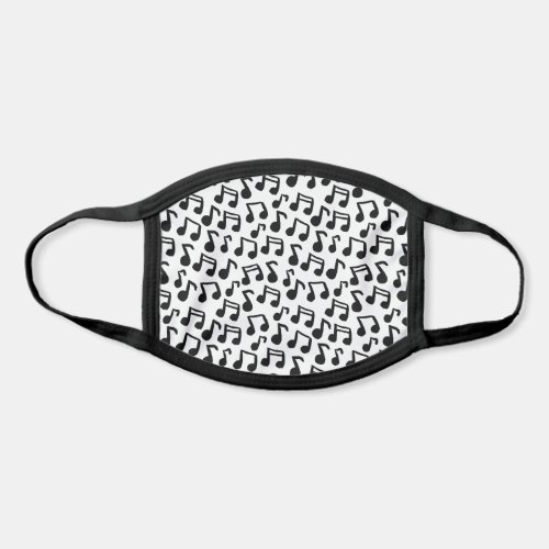 Cool Doodle Music Note Pattern Face Mask