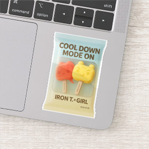 Cool Down Mode: Frozen Treat Buddies Toy Art Sticker