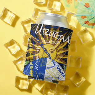 "Cool Down with Uruguay!" Patriotic Can Cooler