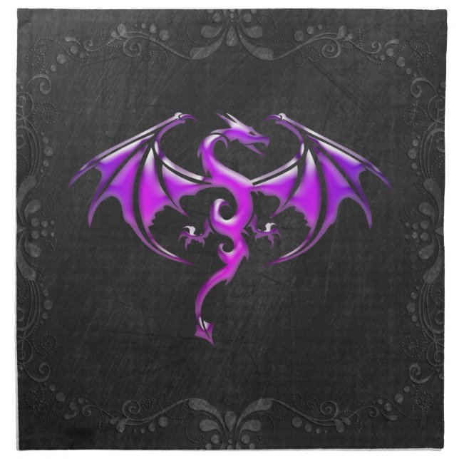 Cool Dragon Mojo Napkins (Front)