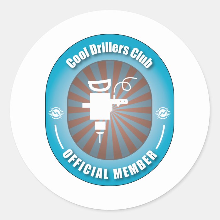 Cool Drillers Club Stickers