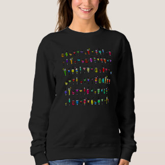 Cool Drinking Longdrinks Party Alcohol Festival Li Sweatshirt