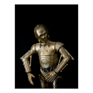 Cool droid Toy Photography Poster