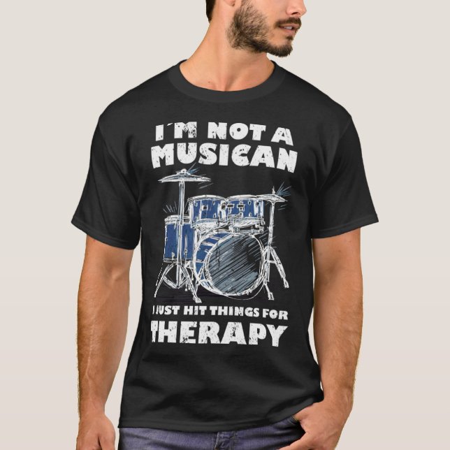 Cool Drummer Enough silence For A Percussionist An T-Shirt (Front)