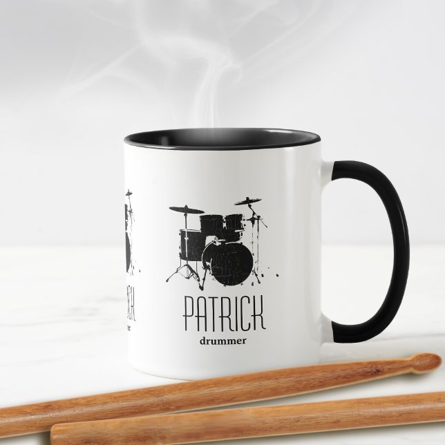 Cool drums personalized mug (Creator Uploaded)