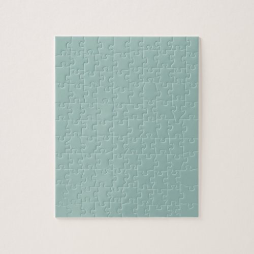 Cool Duck egg blue _ add own text image design Jigsaw Puzzle