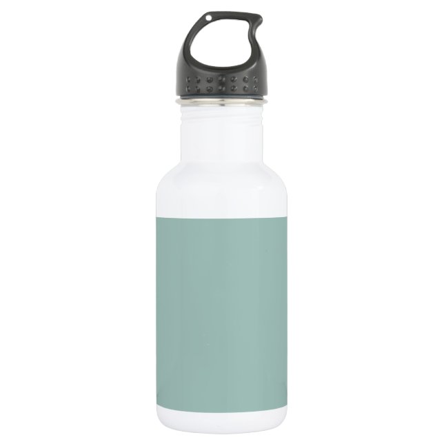 Cool Duck egg blue - add own text, image, design Stainless Steel Water Bottle (Front)