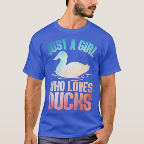 Cool Duck Girls Rubber Duck Yellow Mandarin Ducks T_Shirt