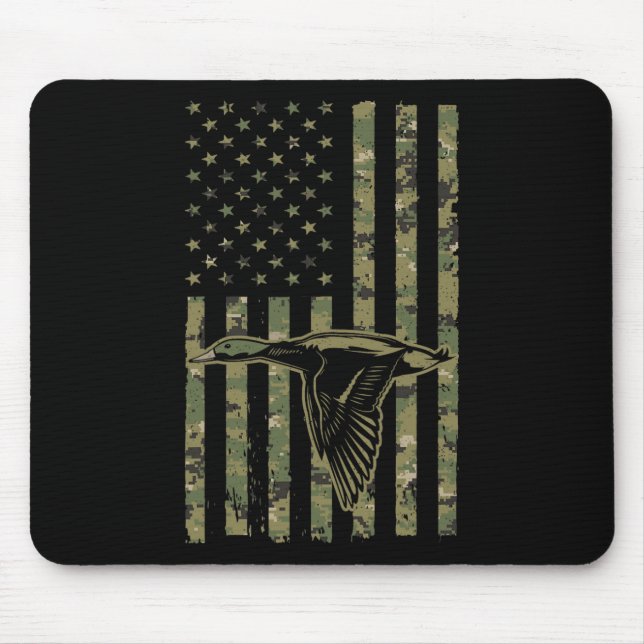 Cool Duck Hunting Design For Men Women Wildlife Du Mouse Pad (Front)