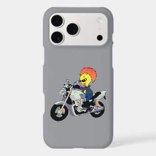 Cool Duck Riding a Motorcycle iPhone 17 Pro Max Case