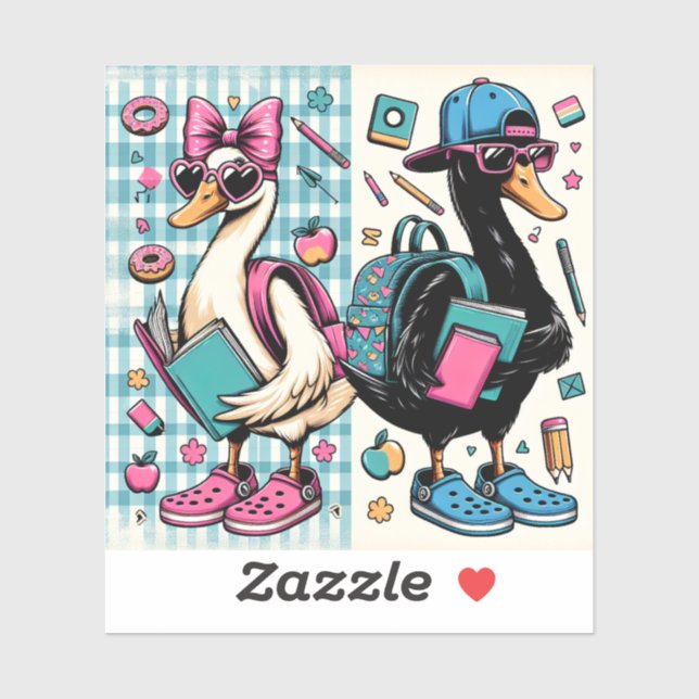 Cool Ducks Back to School Sticker (Sheet)