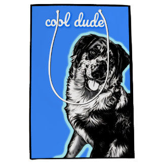 Cool Dude Australian Shephard  Gift Bag
