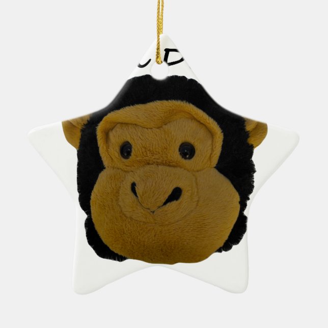 Cool Dude Ceramic Ornament (Front)