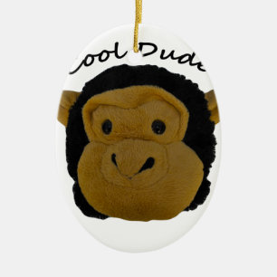Cool Dude Ceramic Ornament