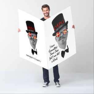 Cool Dude Jumbo Greeting Card! Card