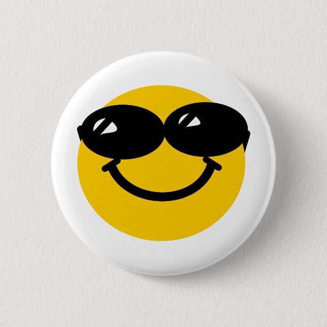 Cool dude pinback button (Front)